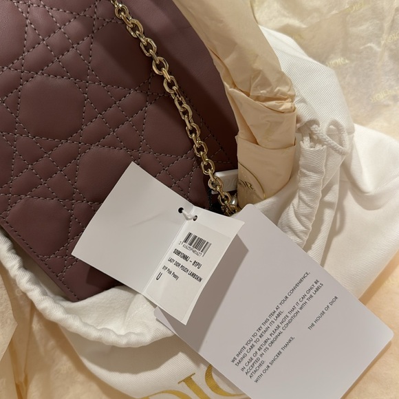 Lady Dior Pouch Lambskin Pink Peony very rare - Picture 11 of 13